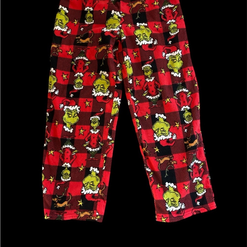 🐶Dr. Seuss Grinch Red Plaid Pajama Pants